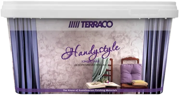 Покрытие полупрозрачное тонировочное перламутровое Terraco Handystyle 5 кг HS 1011