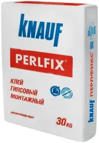 Клей гипсовый монтажный Кнауф Перлфикс 30 кг