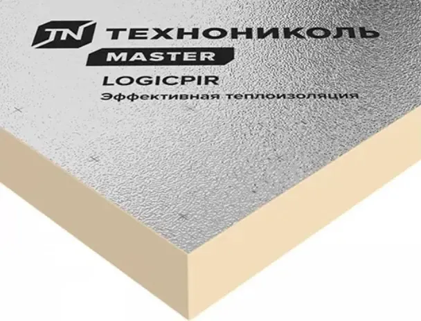 Жесткие теплоизоляционные плиты Технониколь Premium Logicpir Prof 1.2*2.4 м/30 мм фольга