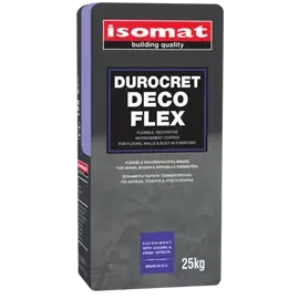 Декоративное покрытие базовое Isomat Durocret Deco Flex 25 кг белое