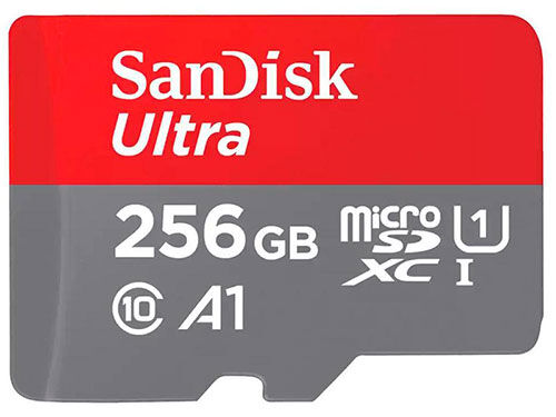 Карта памяти Sandisk microSD, Ultra, 256GB (SDSQUAC-256G-GN6MN) microSD Ultra 256GB (SDSQUAC-256G-GN6MN)