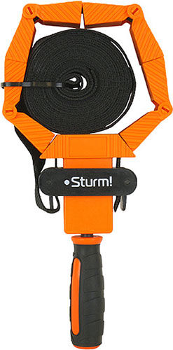 Струбцина ременная Sturm (1078-12-4000) 4 м, ударопрочный пластик, нейлоновая лента (1078-12-4000) 4 м ударопрочный плас