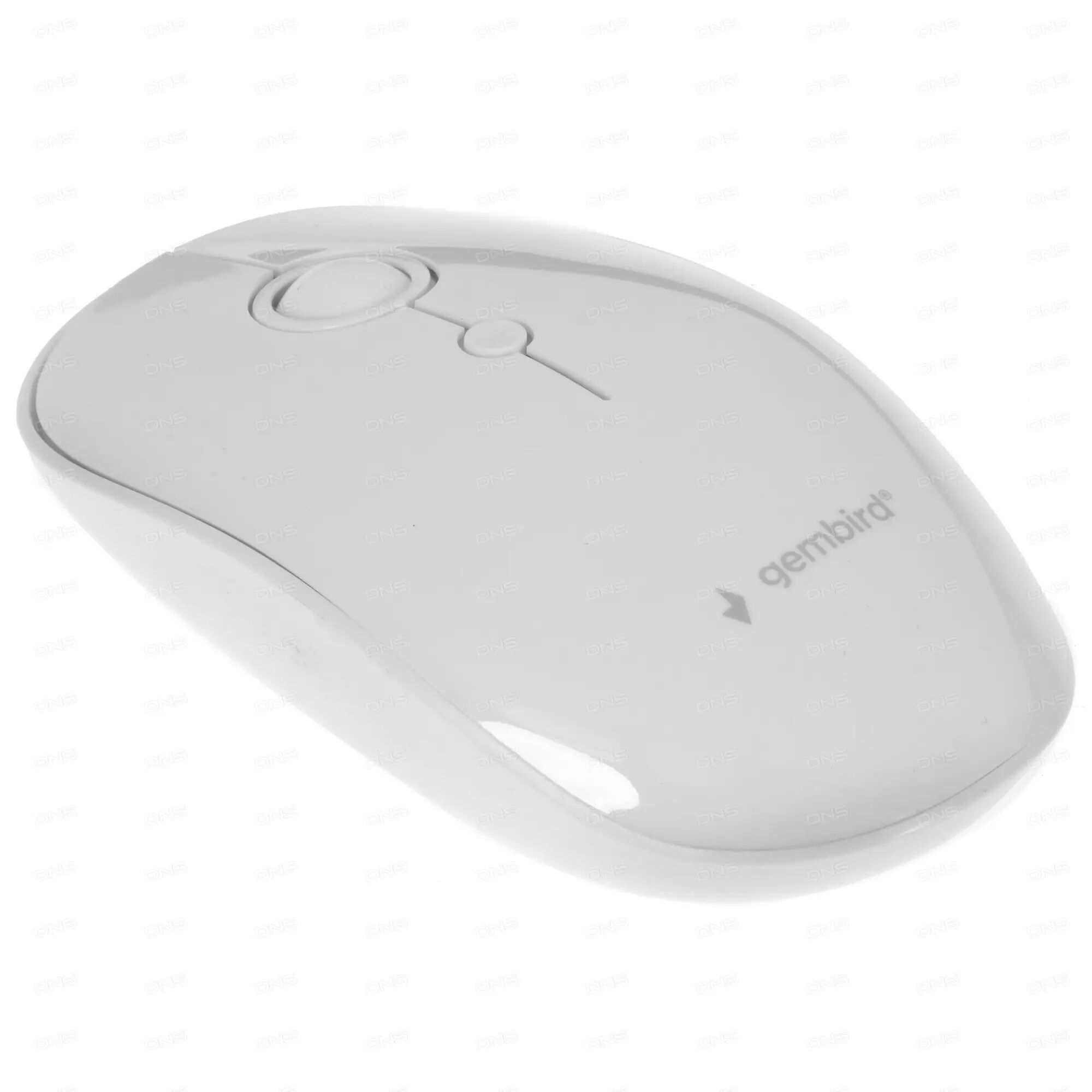 Мышь беспров. Gembird MUSW-385, 2.4ГГц, 2 кнопки + колесо кнопка,1000DPI белый глянец 3