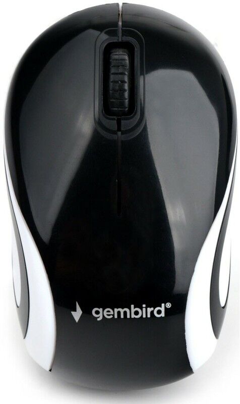 Мышь компьютерная беспроводная "Gembird" MUSW-610, 3кнопки, 2,4ГГц, 1200DPI, чёрный 1