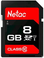 Карта памяти Netac SD, P600, 8GB, (NT02P600STN-008G-R) SD P600 8GB (NT02P600STN-008G-R)