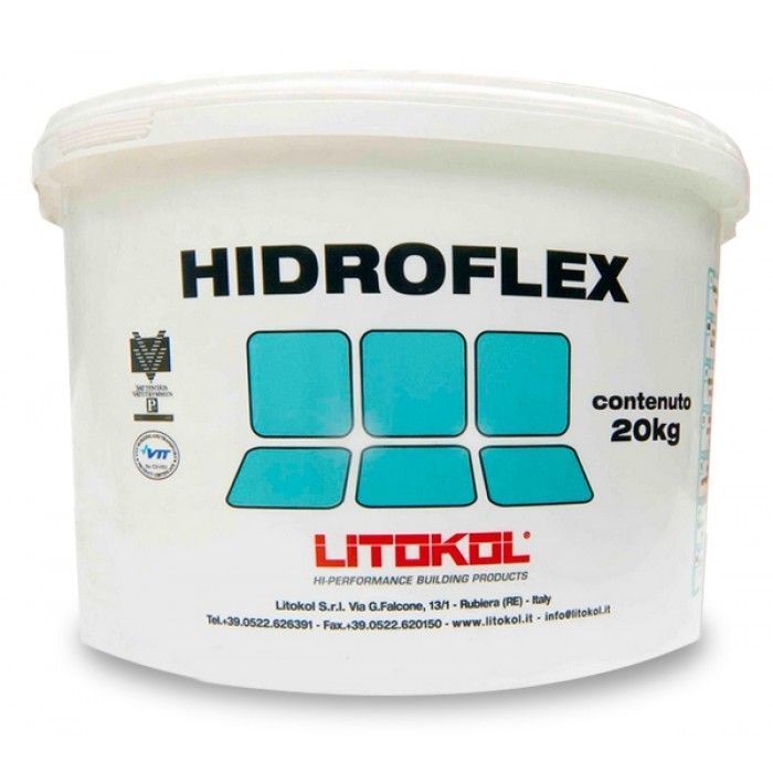 Гидроизоляционная мембрана HIDROFLEX 20 кг Litokol