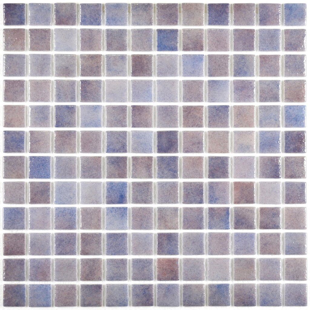 Мозаика стеклянная Atlantis Purple Bonaparte бассейновая фиолетовая глянцевая
