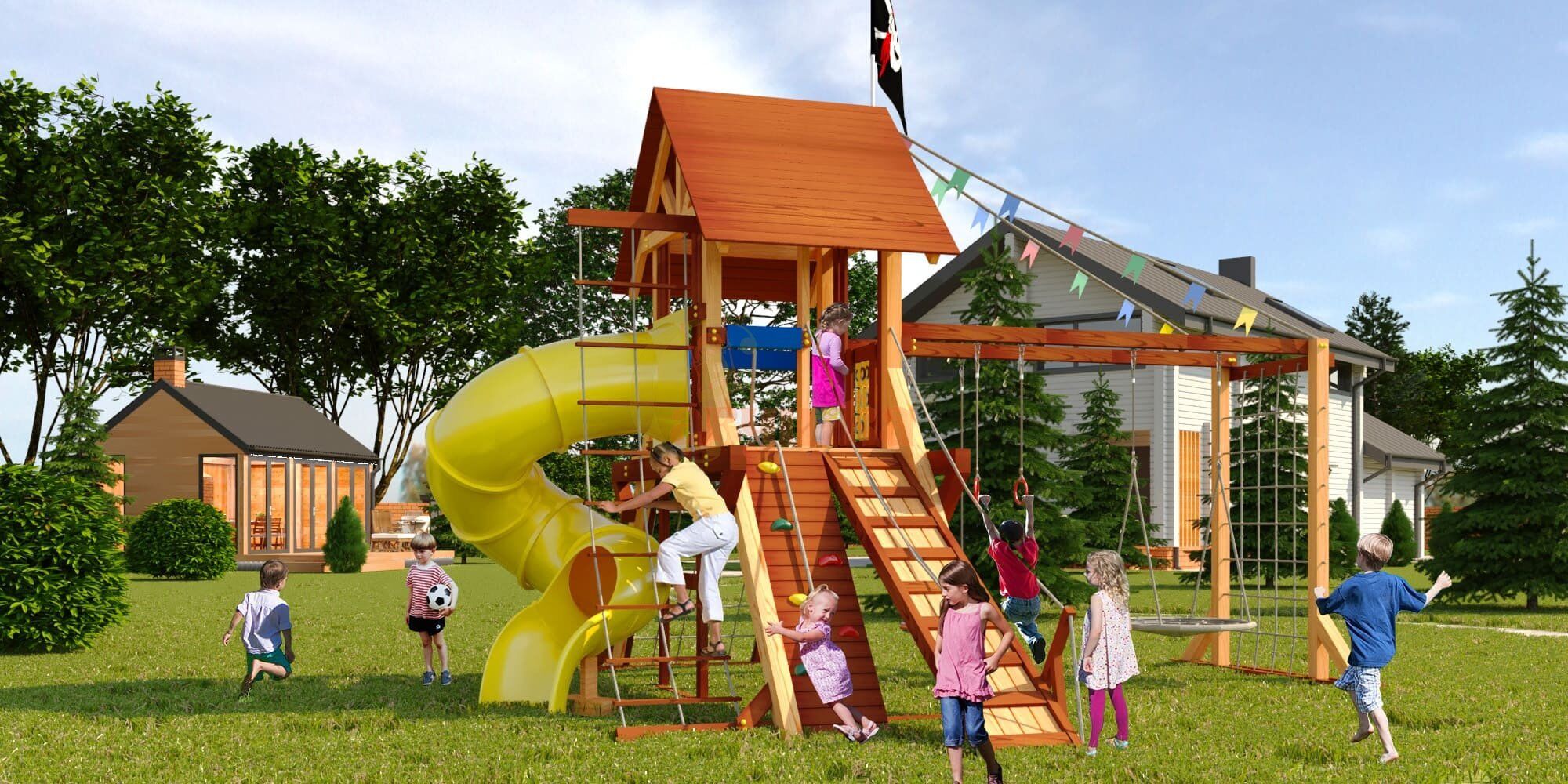 Детская площадка Савушка Lux 5
