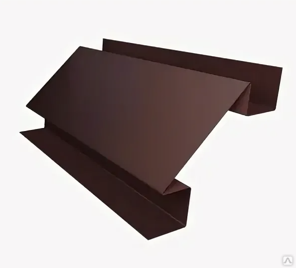 Угол внутренний сложный 2000 Normal Rooftop Шелк SP RAL 8017 шоколад