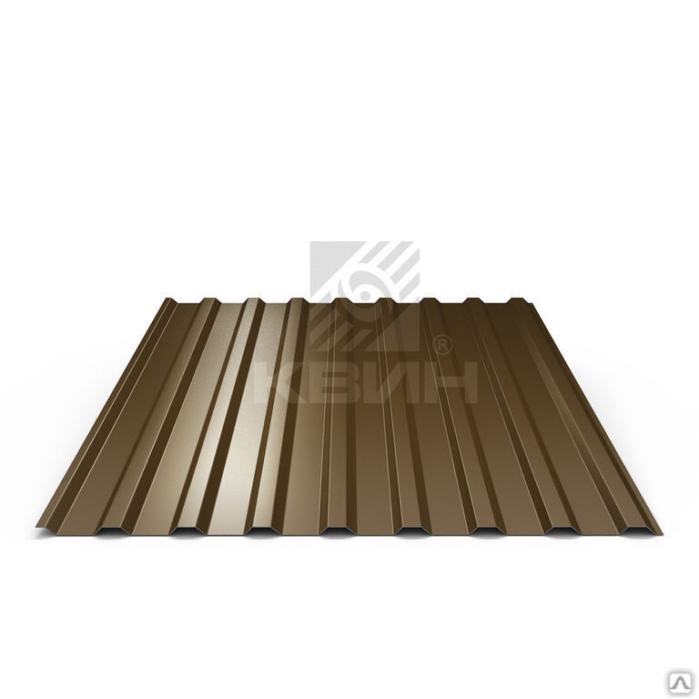 Профнастил С20 0.5 Normal Rooftop Шелк SP RAL 8017 шоколад