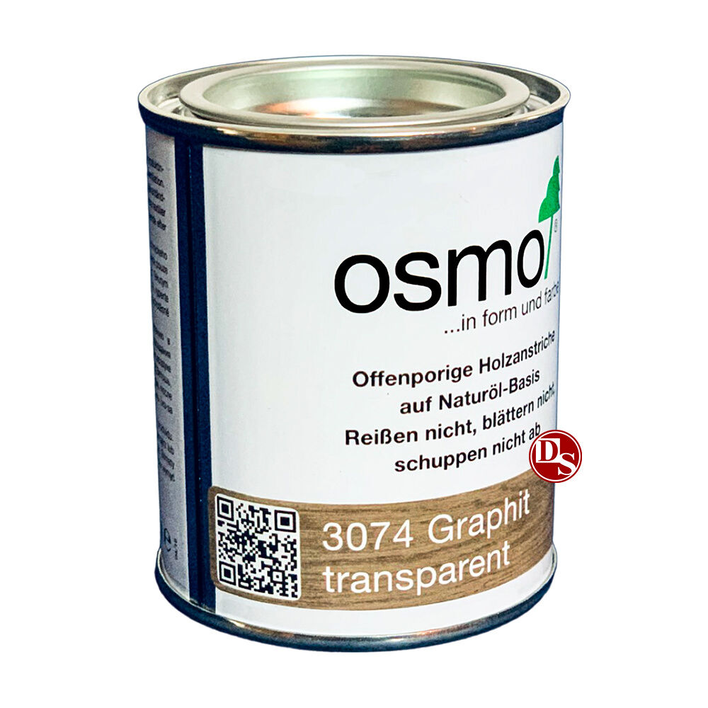 Масло с твёрдым воском цветное, Osmo 3074 Hartwachs-Oil Farbig, 125 мл., графит