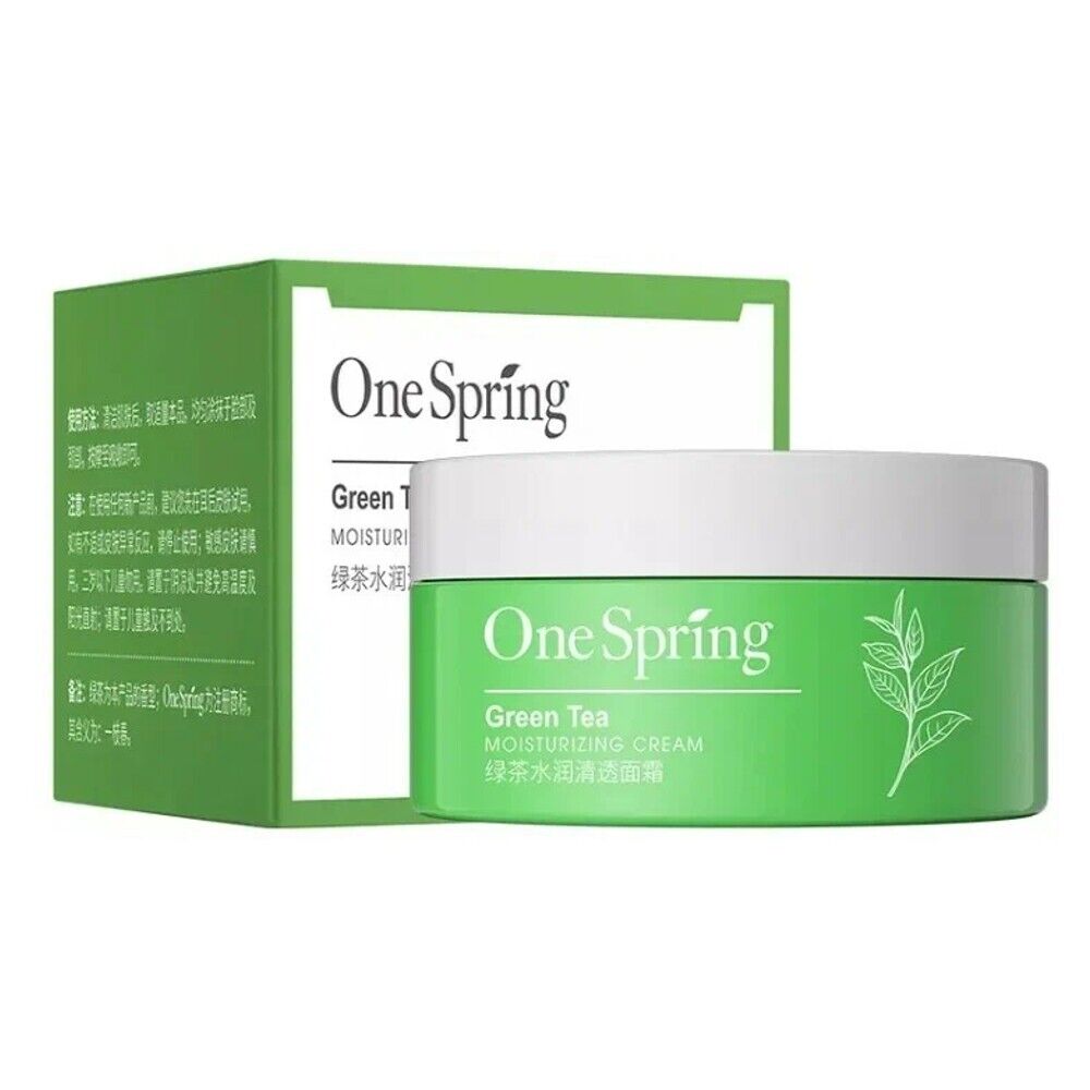 Увлажняющий крем для лица с зеленым чаем One Spring Green Tea Moisturizing Cream