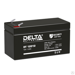 Аккумуляторная батарея 12-1,2 (12В, 1,2Ач) Delta DT 12012 