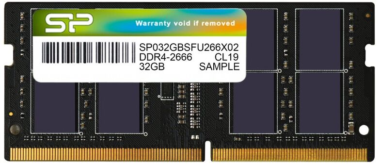 Оперативная память Silicon Power Silicon Power SP032GBSFU266X02/32GB / PC4-21300 DDR4 UDIMM-2666MHz SO-DIMM/в комплекте
