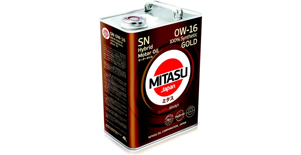 MITASU GOLD 0W16 SN 4 л (Масло моторное синтетическое)