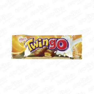 Батончик solen Twingo с печеньем и карамелью 42г SOLEN