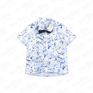 Рубашка Lanson Kids с бабочкой на регулируемой резинке