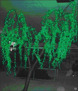 Светодиодные деревья 4400LED высота 4м ширина 2.6м 