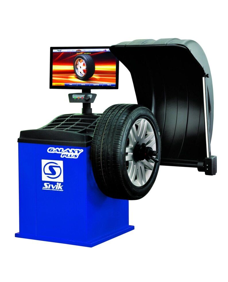 Стенд балансировочный LCD монитор синий СБМП-60-3DL GALAXY Plus