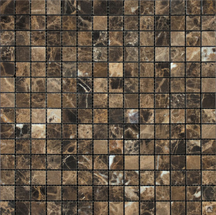Мозаика 7M022-20P Emperador Dark Мрамор коричневый полированная Natural 