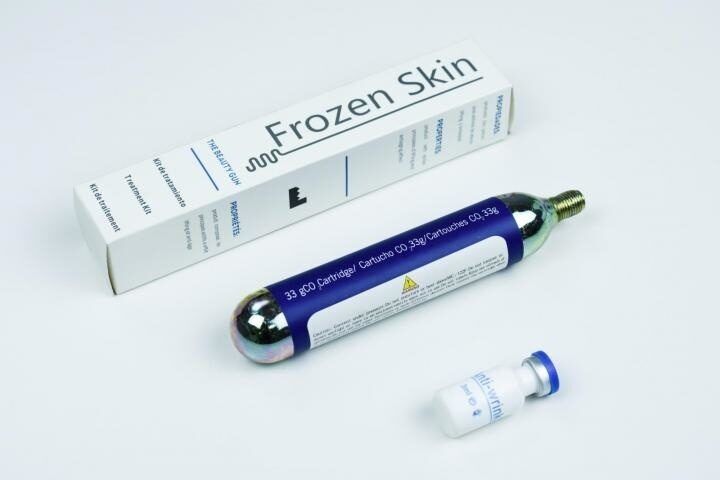 Набор баллон с газом CO2 и отбеливающая сыворотка к пистолету криолифтинга Frozen Skin RL-D09
