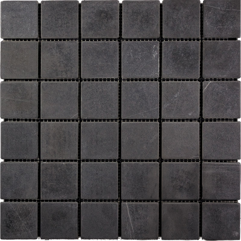Мозаика 7M009-48T Мрамор черный поверхность состаренная Natural