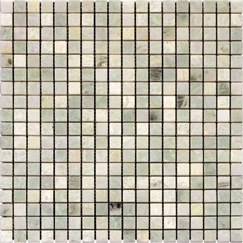 Мозаика 7M070-15P Мрамор зеленый, поверхность полированная Natural