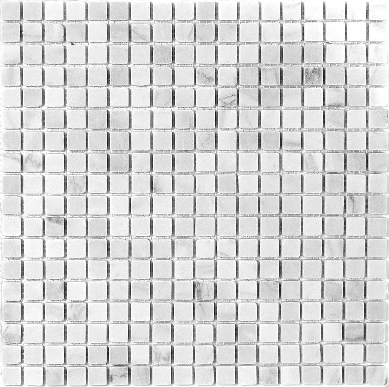 Мозаика i-Tilе 4M088-15T Carrara Мрамор белый, поверхность состаренная Natural
