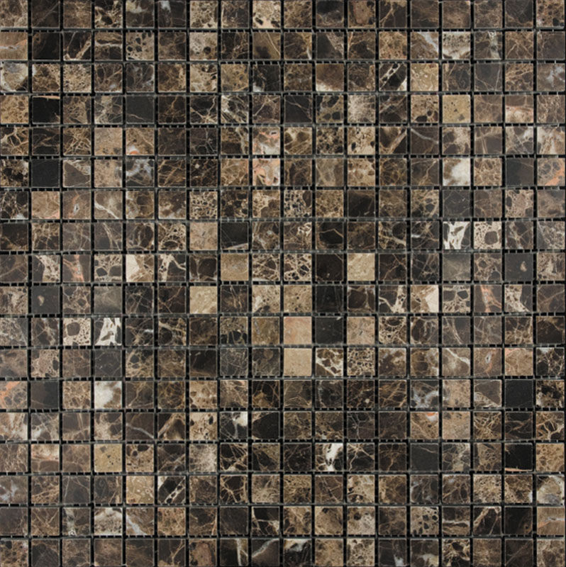 Мозаика i-Tilе 4M022-15P Emperador Dark Мрамор коричневый, поверхность полированная Natural