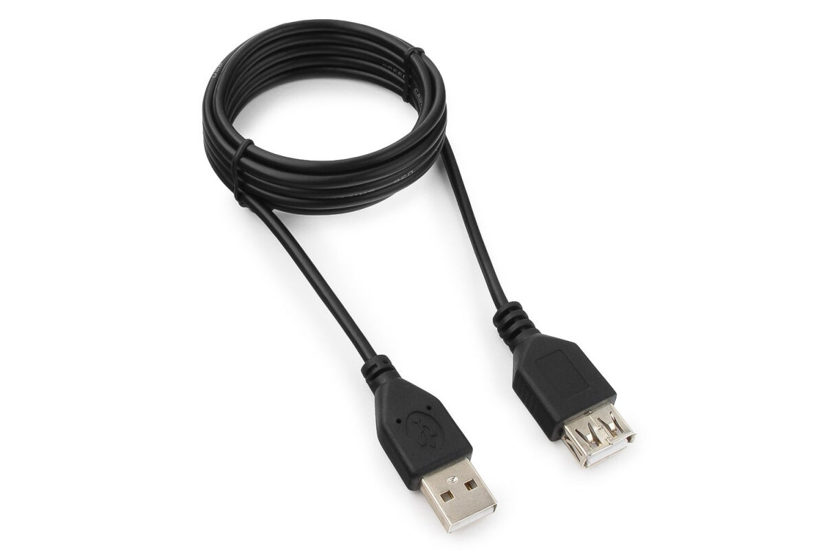 Шнур USB (A)шт. - USB (A)гн. 1,8м "Гарнизон"