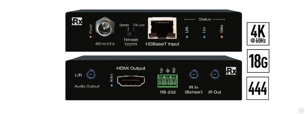 Приемник HDMI-сигнала по HDBaseT KD-X40MRx
