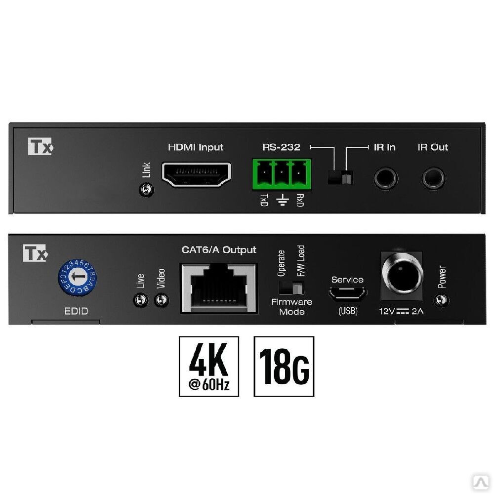 Комплект передачи 4К HDMI-сигнала KD-X444SP