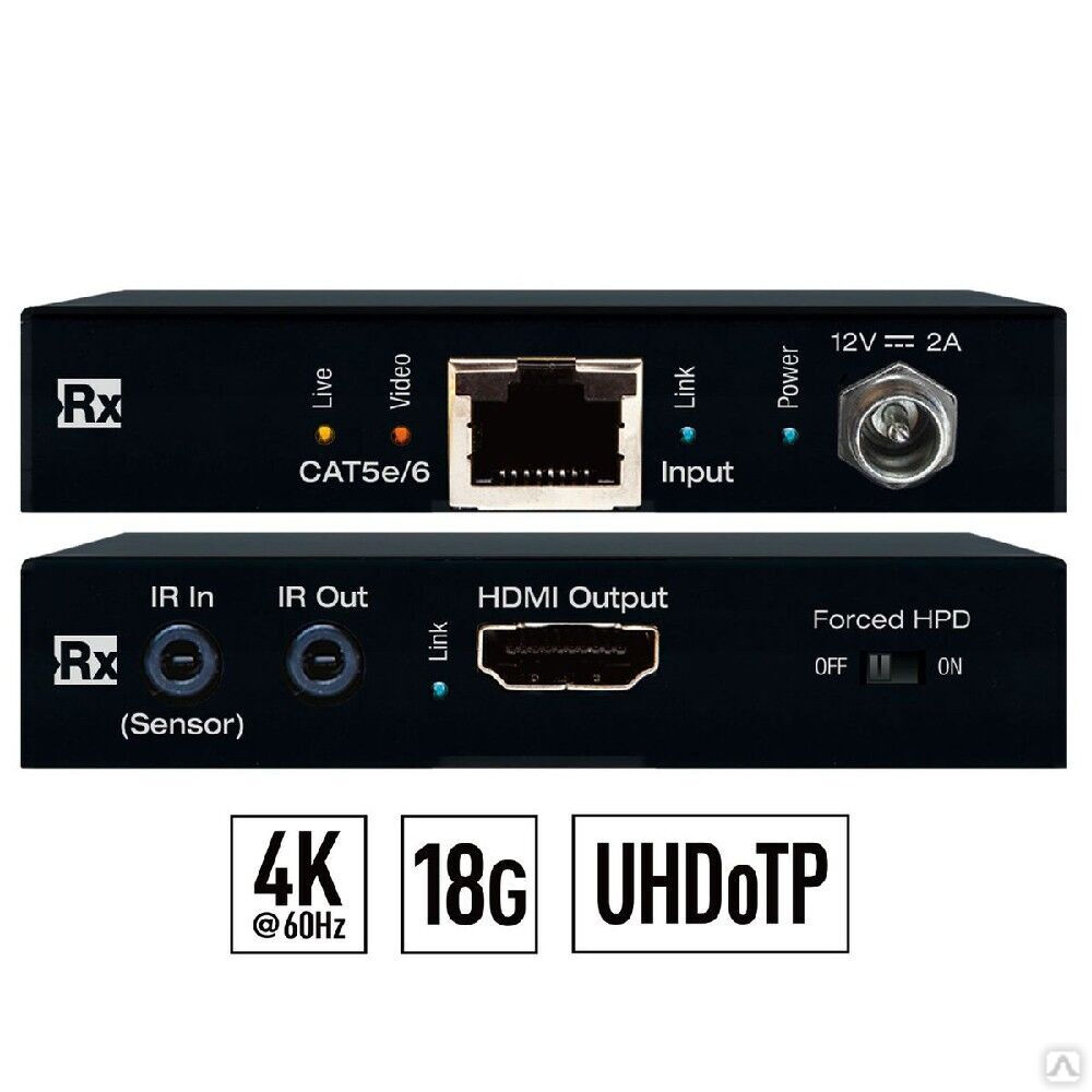 Комплект передачи 4К HDMI-сигнала KD-EX18G