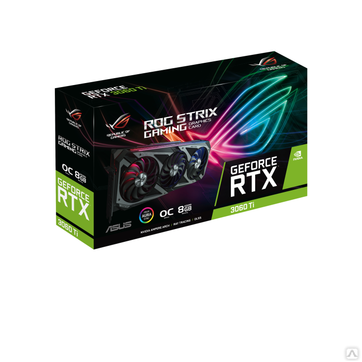 Видеокарта Asus ROG Strix GeForce RTX 3060Ti OC Edition 13