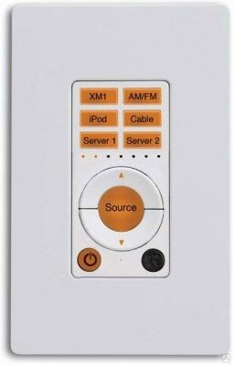 Проводная кнопочая панель KP6, white