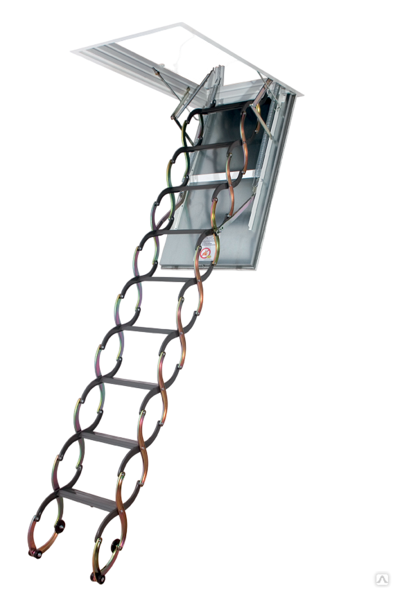 Чердачная лестница металлическая LSF 60х90