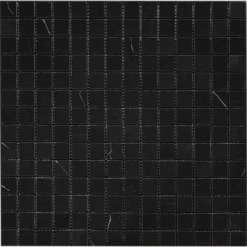 Мозаика 7M009-20P Мрамор черный, поверхность полированная Natural