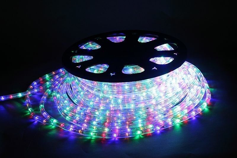 Дюралайт LED круглый, 2 жилы, 11 мм, 36 л/м Разноцветный
