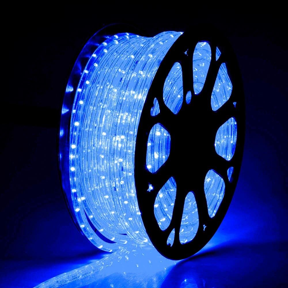 Дюралайт LED круглый, 2 жилы, 11 мм, 36 л/м Синий