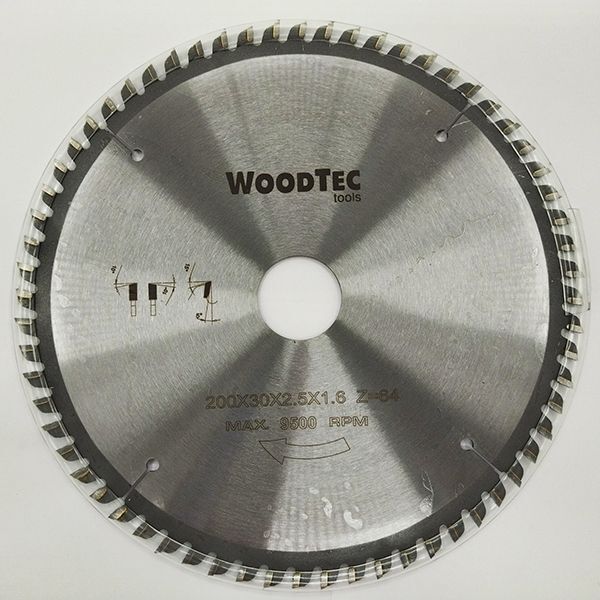 Пила дисковая Ø200 х 30 х 2,5/1,6 Z64 WZ WoodTec, от