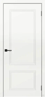 Дверь межкомнатная Кантата 900х2000 мм эмаль белая #1
