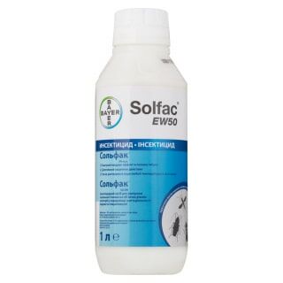 Solfac EW 50 (Сольфак ЕВ 50) средство от клопов, тараканов, блох, муравьев, комаров, мух, 1 л Bayer