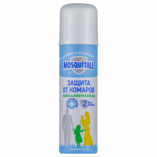 Mosquitall (Москитол) "Гипоаллергенная защита" аэрозоль от комаров (для детей и взрослых), 150 мл