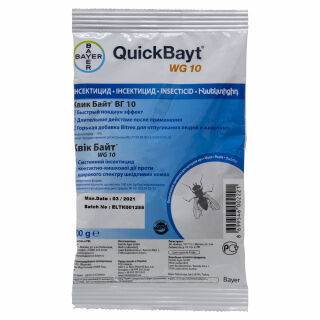 Quick Bayt WG 10 (Квик Байт ВГ 10) приманка от мух, блох, тараканов, 100 г Bayer