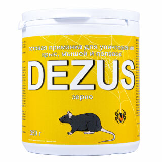 Dezus (Дезус) приманка от грызунов, крыс и мышей (зерно), 350 г DEZUS