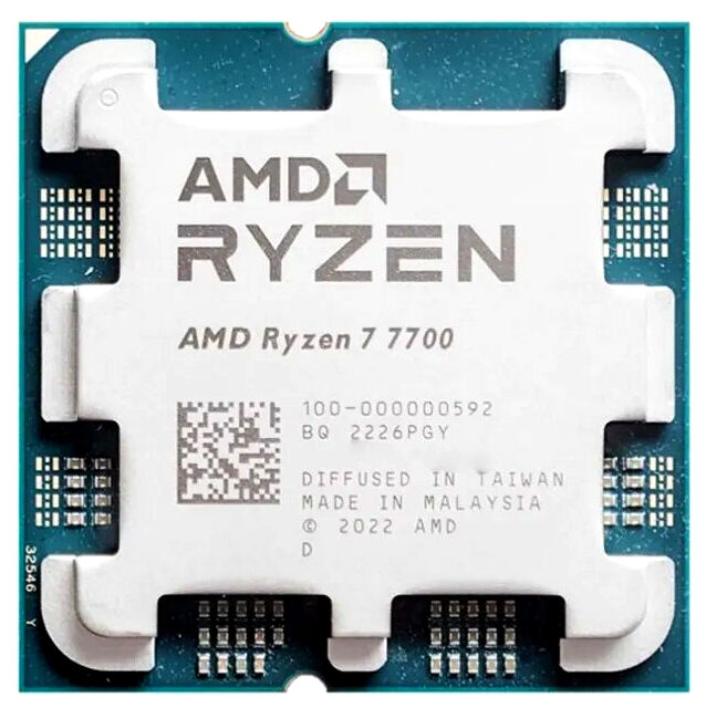 Процессор AMD AMD Ryzen 7 7700 100-000000592/(3.8GHz) сокет AM5 L3 кэш 32MB/OEM