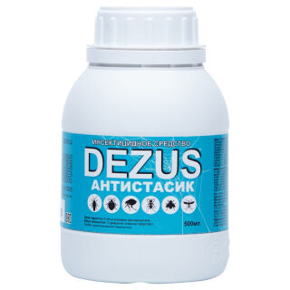 Dezus (Дезус) Антистасик средство от клопов, тараканов, блох, муравьев, мух, комаров, 500 мл DEZUS