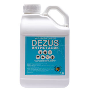 Dezus (Дезус) Антистасик средство от клопов, тараканов, блох, муравьев, мух, комаров, 5 л DEZUS