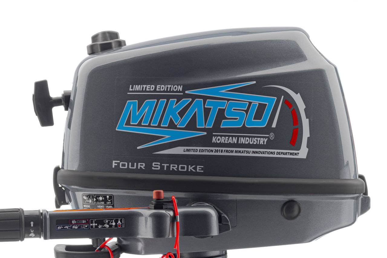 Лодочный мотор 4х-тактный Mikatsu MF5FHS внешний топливный бак 12 л 5