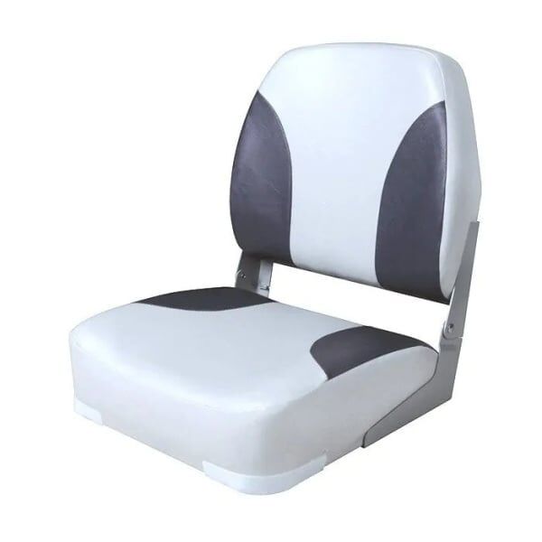 Кресло складное мягкое Classic Low Back Seat (серый/чёрный)